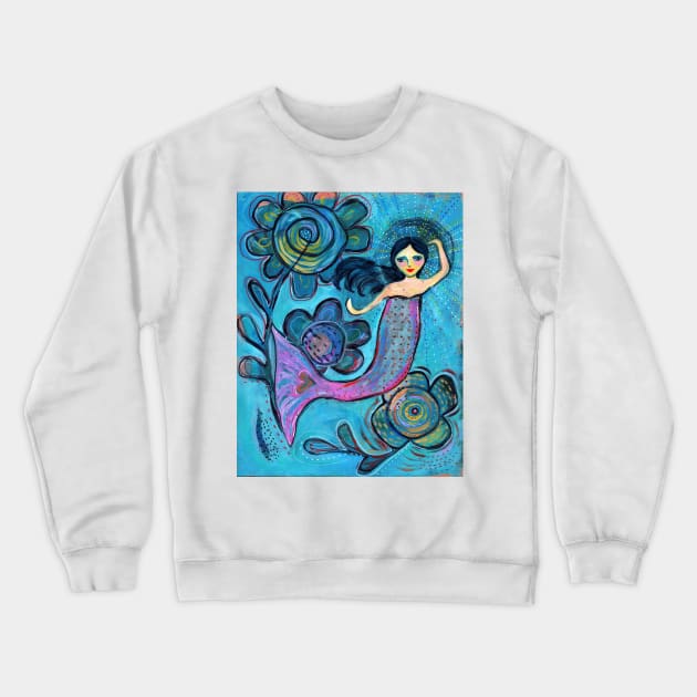 Mermaid Crewneck Sweatshirt by gaea